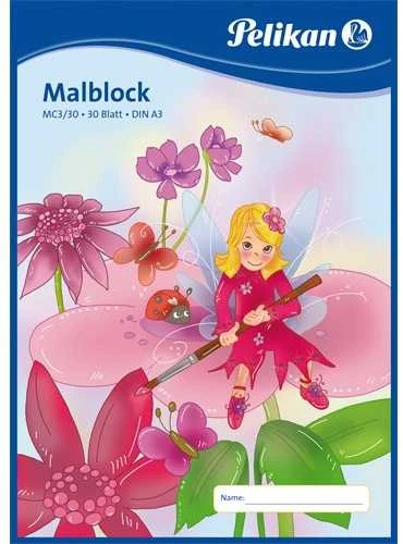 Pelikan Malblock A3 70g/m 30 Bl. MC3/30 bechloris kirvis