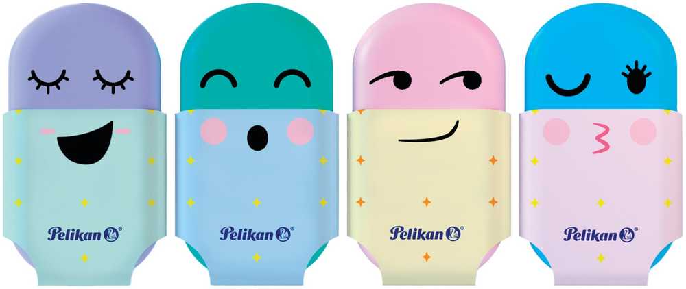 Pelikan 606219 trintukas Plastikas Daugiaspalvis 2 vnt.