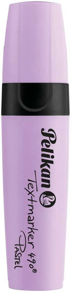 Pelikan Textmarker 490 Pastel, Lavendel, 10 Stück Faltschachtel