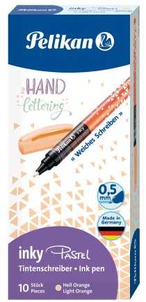 Pelikan Pióro wieczne inky 273 Pastelinis oranžinė 10 vnt Pudełko składane