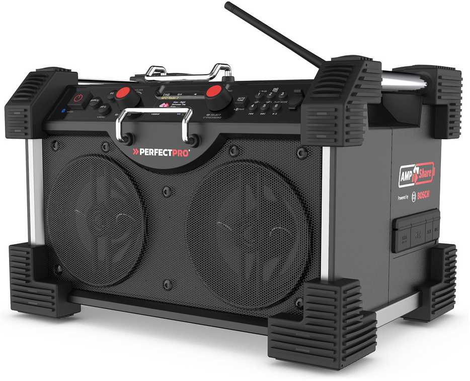 PerfectPro ROCKHART 18V darbo vietos radijas
