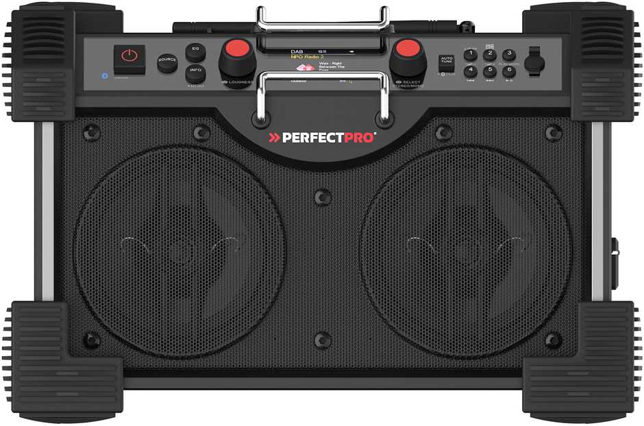 PerfectPro ROCKHART 18V darbo vietos radijas