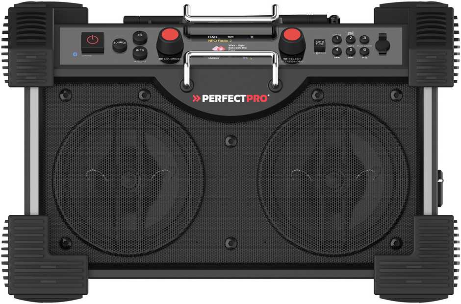 PerfectPro ROCKHART 18V darbo vietos radijas