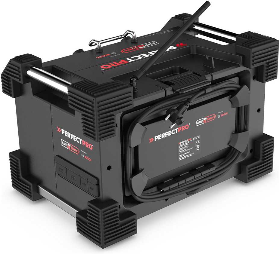 PerfectPro ROCKHART 18V darbo vietos radijas