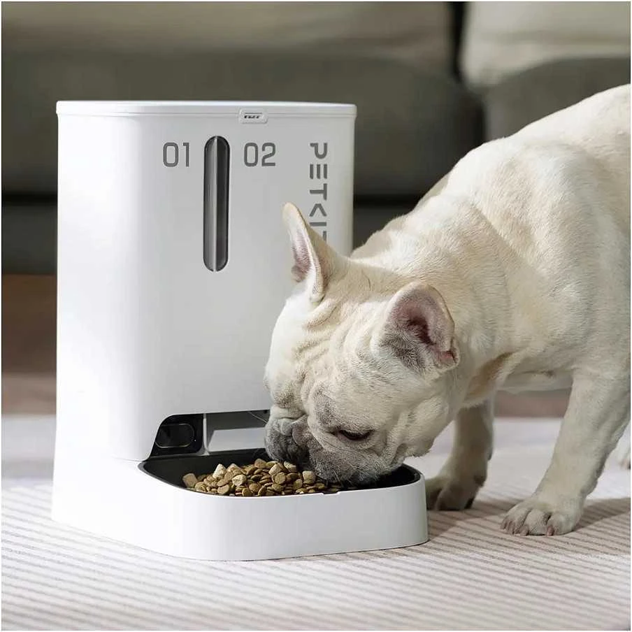 Automatinė šėrykla Petkit YumShare Dual Hopper, baltos spalvos