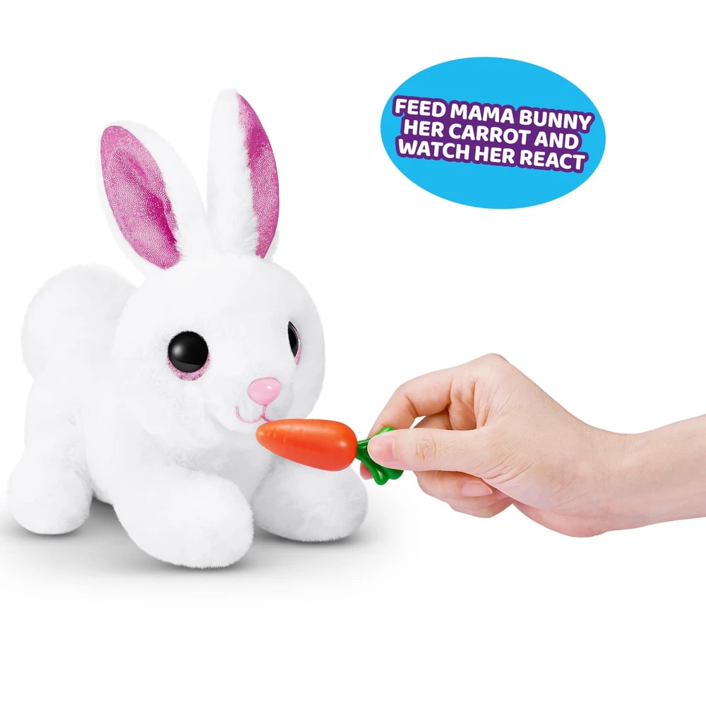 Zuru Pets Alive Interaktyvus žaislas „Mommy Bunny & Baby Surprise“