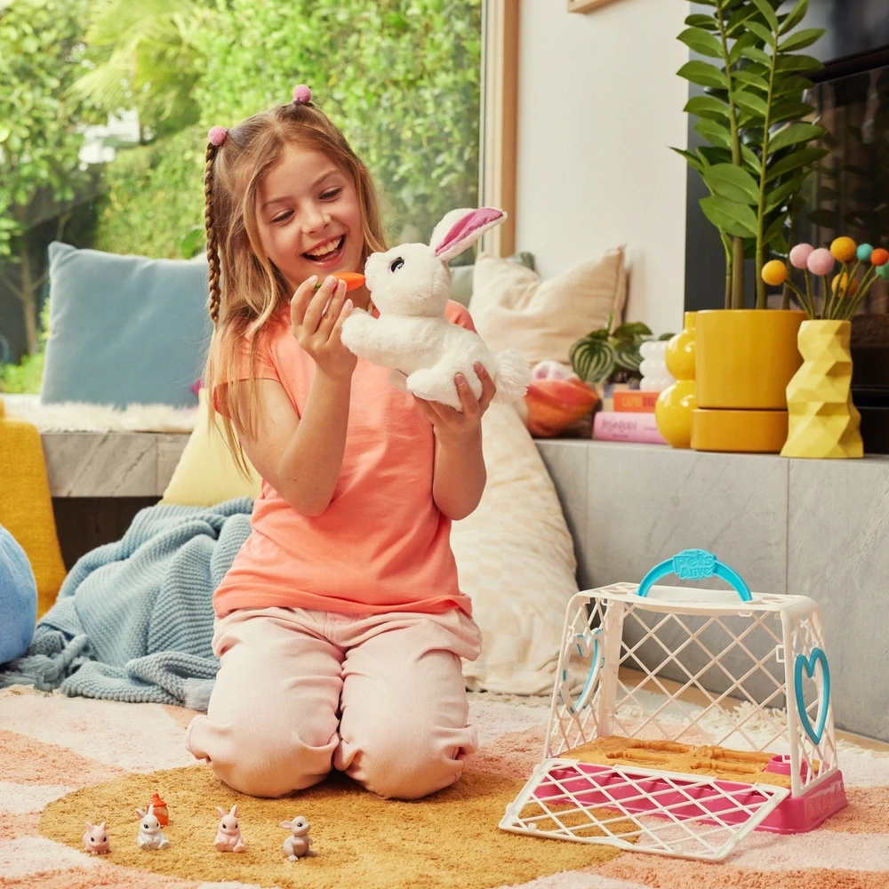 Zuru Pets Alive Interaktyvus žaislas „Mommy Bunny & Baby Surprise“