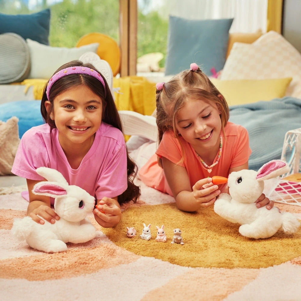 Zuru Pets Alive Interaktyvus žaislas „Mommy Bunny & Baby Surprise“