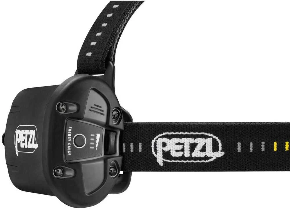 Petzl E80CHR Duo S priekinis žibintas juodas/geltonas