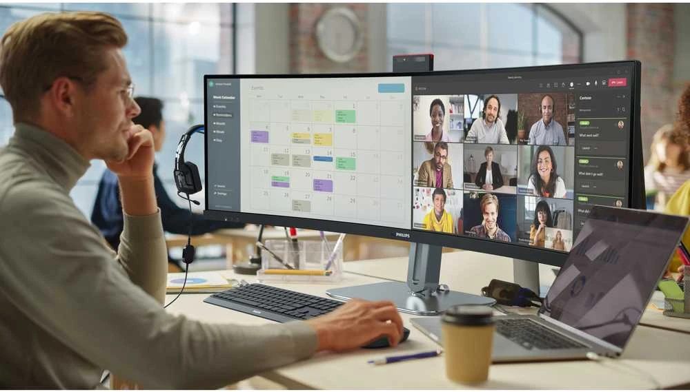 Monitorius Philips | 49B2U5900CH/00 | 48.8 " | VA | 32:9 | 75 Hz | 4 ms | 5120 x 1440 pikselių | 450 cd/m² | HDMI jungtys quantity 2