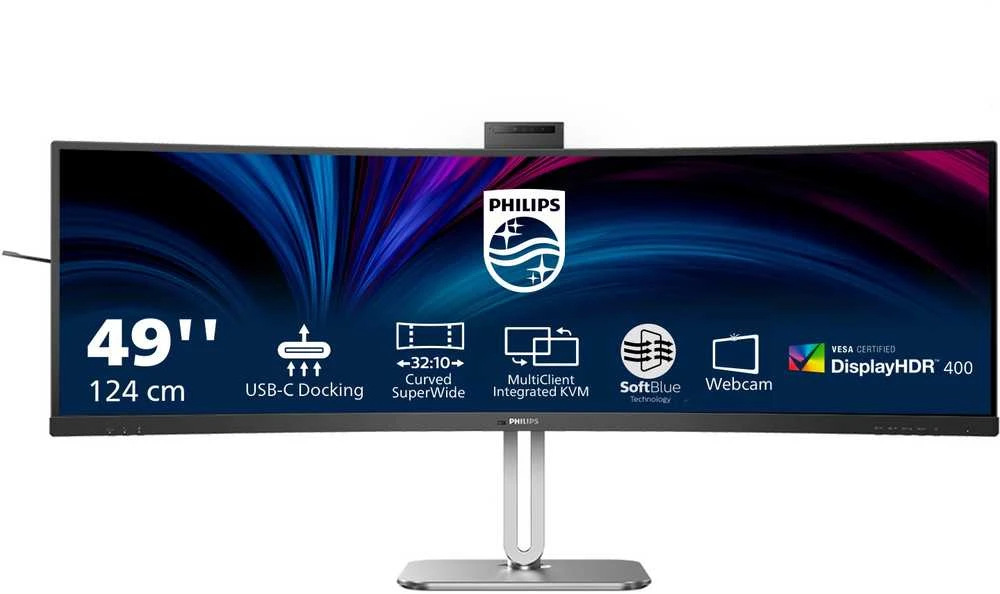 Monitorius Philips | 49B2U6900CH/00 | 48.8 " | VA | 32:9 | 75 Hz | 4 ms | 5120 x 1440 pikselių | 450 cd/m² | HDMI jungtys quantity 2