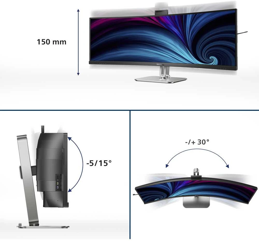 Monitorius „Philips Thunderbolt™ 4“ (Curved Business monitor) 49B2U6903CH/00