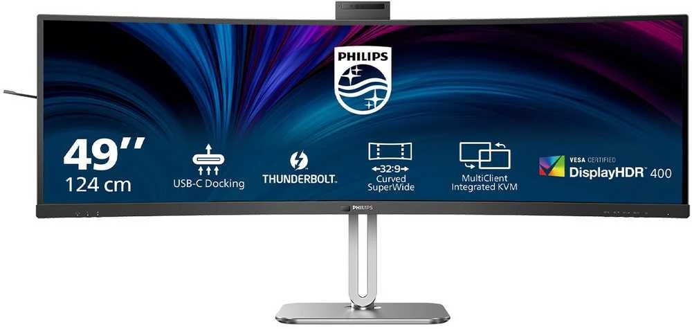 Monitorius „Philips Thunderbolt™ 4“ (Curved Business monitor) 49B2U6903CH/00