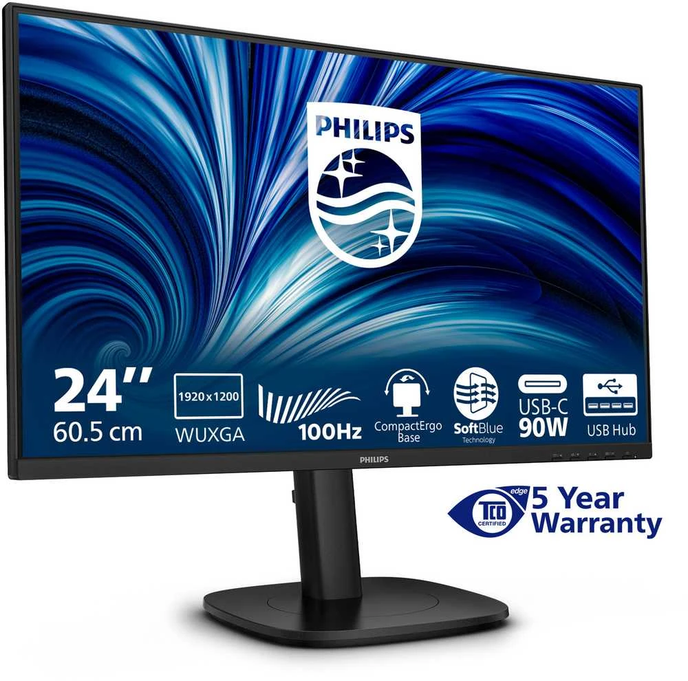 Monitorius „Philips 24B2U3301D/00“ – 100 Hz | WXGA | IPS | 24 colių