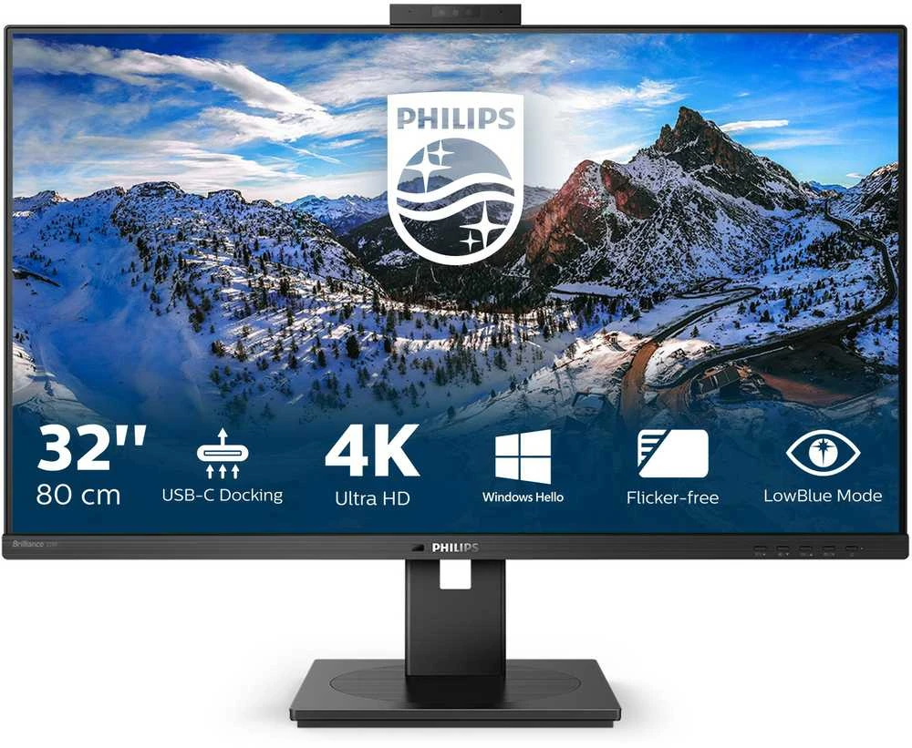 Monitorius Philips 329P1H/00 31.5", Juodos spalvos