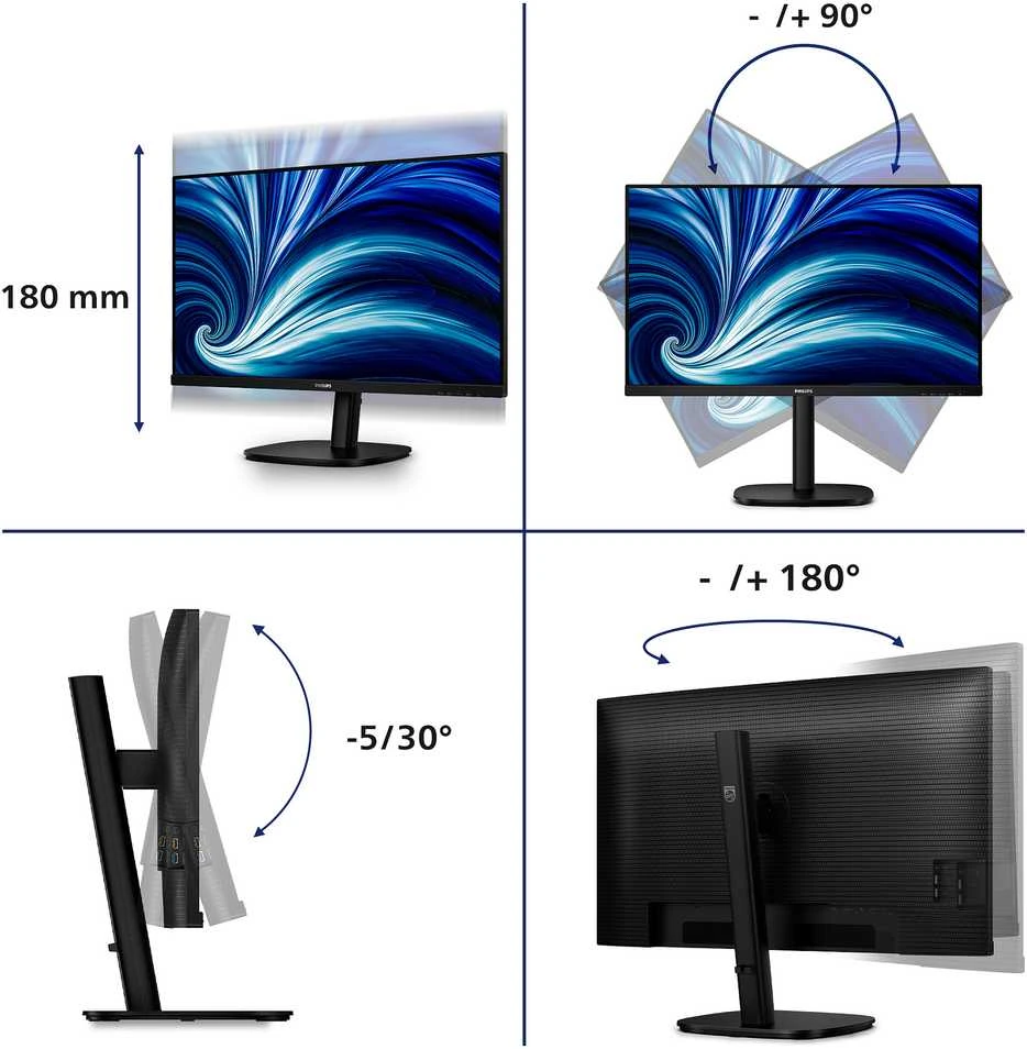 Monitorius Philips 32B2N3500/00 - 100Hz | QHD | IPS | 31.5"