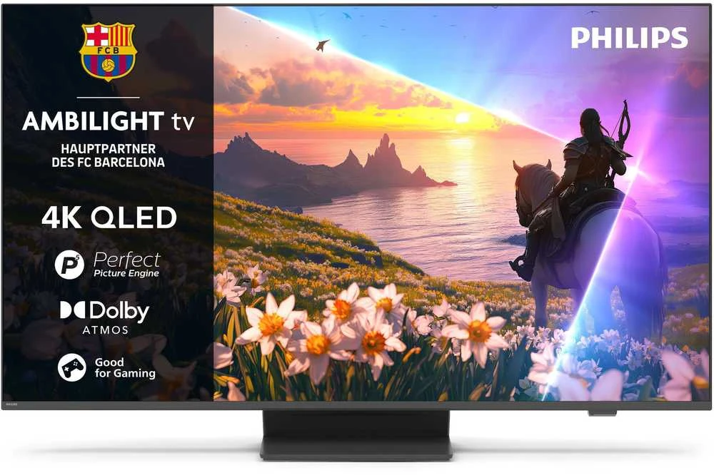 Televizorius Philips QLED 4K Ambilight 43PUS8600/12 | 43" |120 Hz | TITAN OS