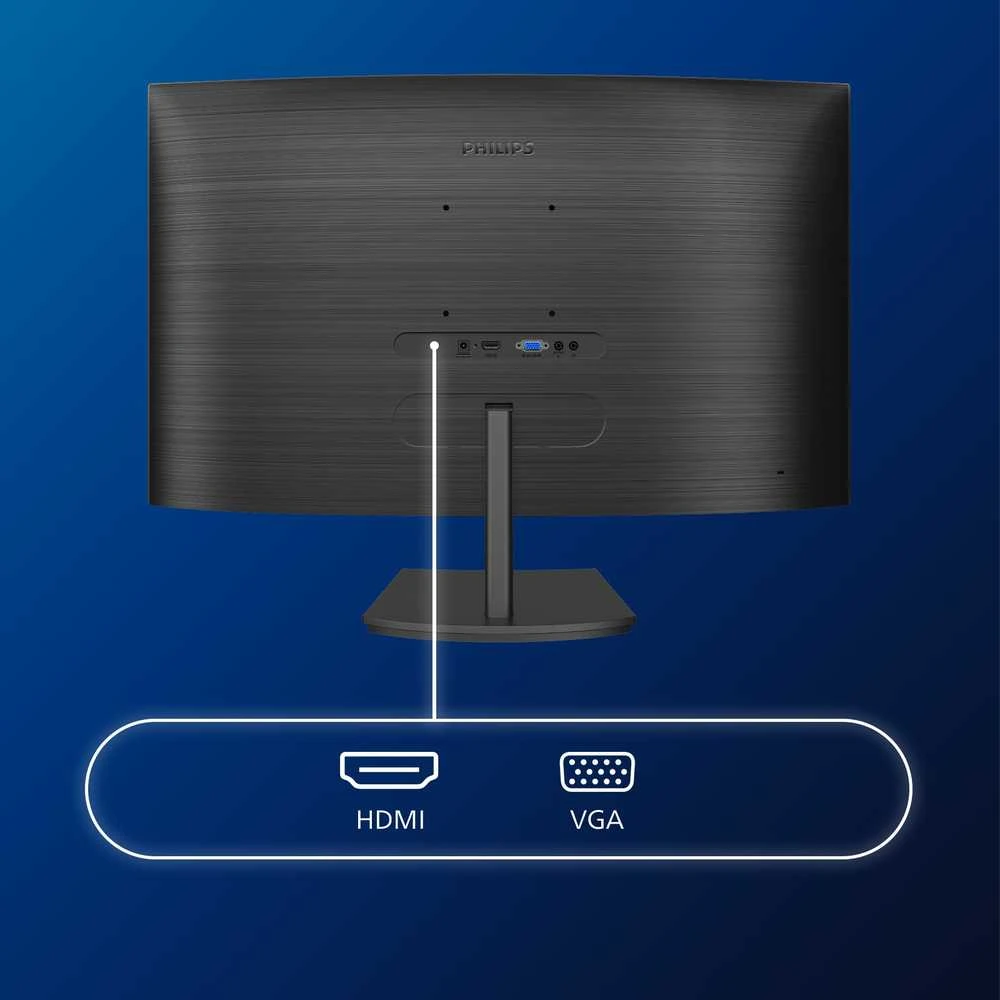 Philips E Line 241E1SCA/00 kompiuterio monitorius 59,9 cm (23,6") 1920 x 1080 pikseliai „Full HD“ LCD Juoda