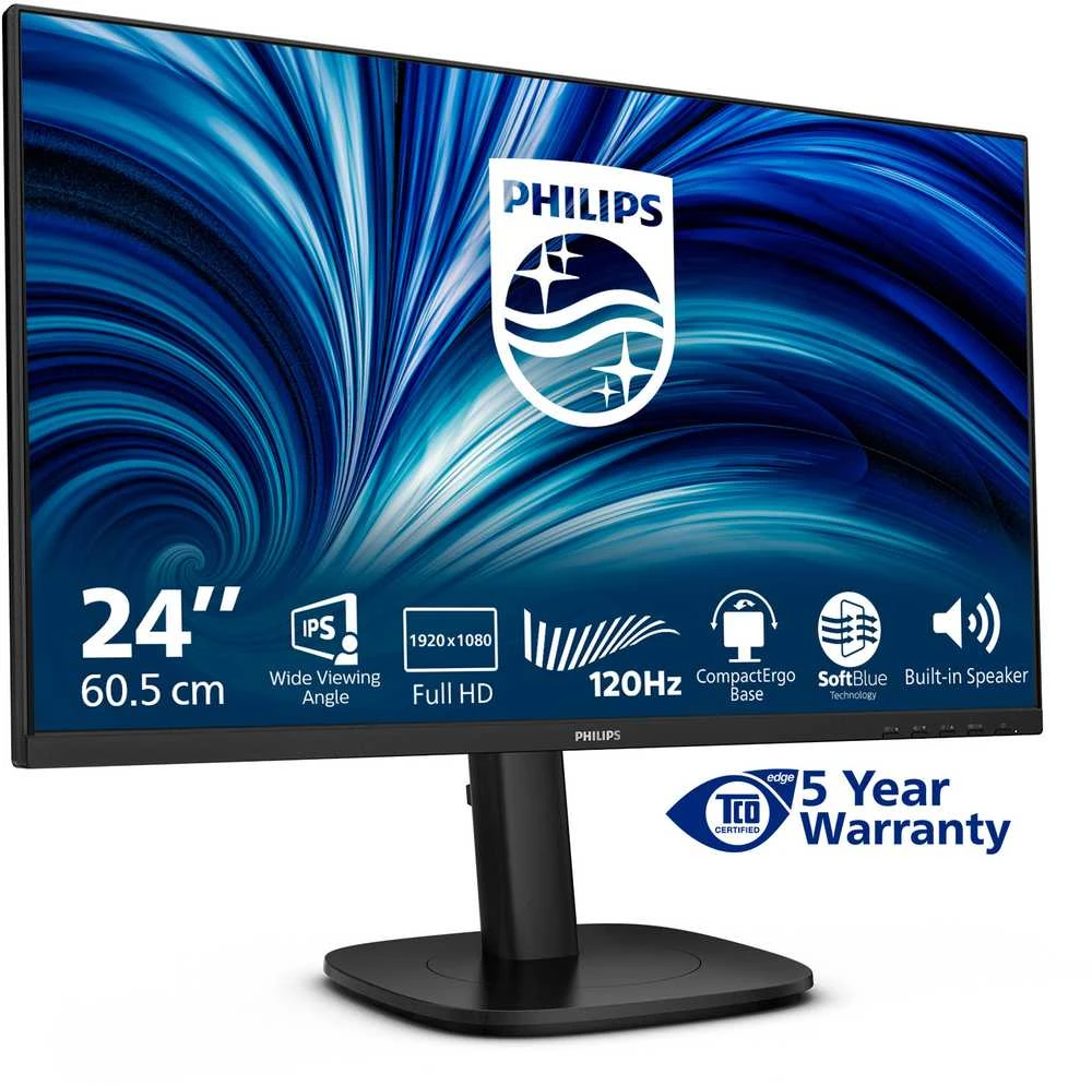 Monitorius „Philips 24B2N3200J“ – 120 Hz | „Full HD“ | IPS | 23,8 colio