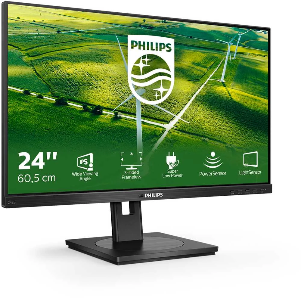 Monitorius Philips B Line 242B1G/00 23,8", Juodos spalvos