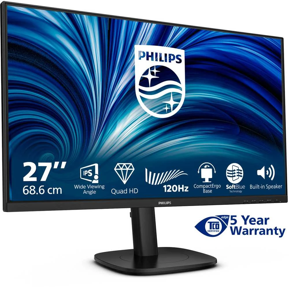Monitorius Philips Business Monitor 27B2N3500J/00 | 120Hz | QHD | IPS | 27"