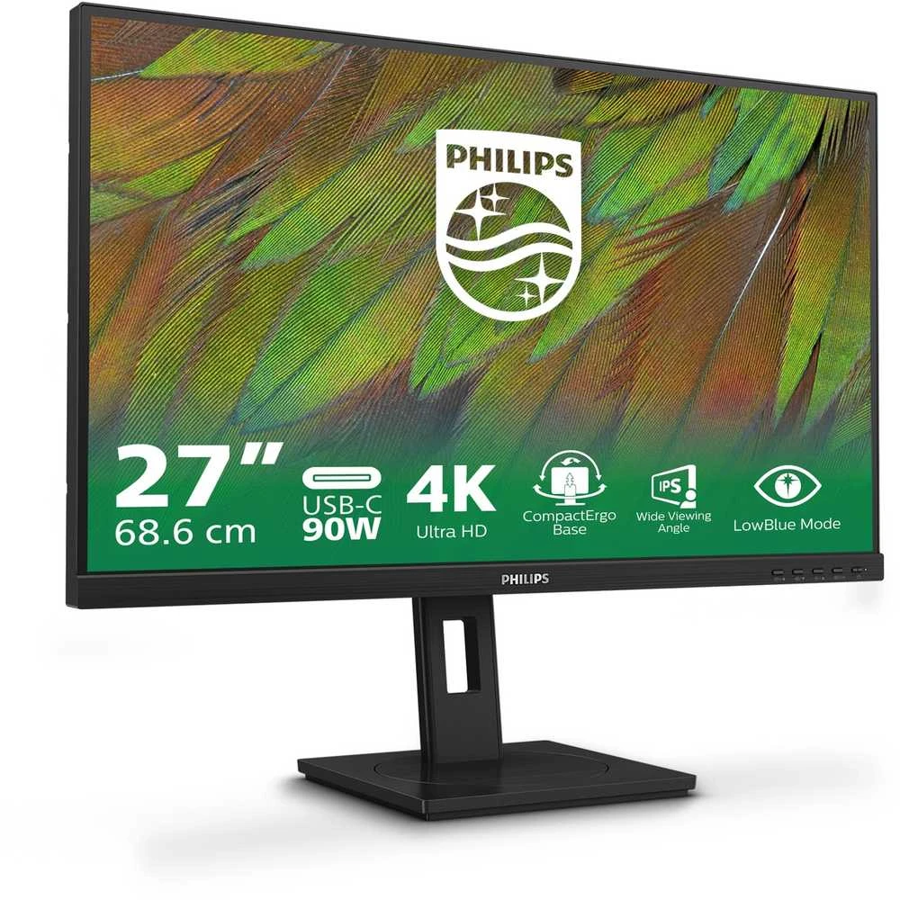 „PHILIPS 27B1U3900/00“ – 27 colių UHD LED 16:9 IPS 60Hz 2xHDMI 2.0 DP 1.4 UBS-C monitorius