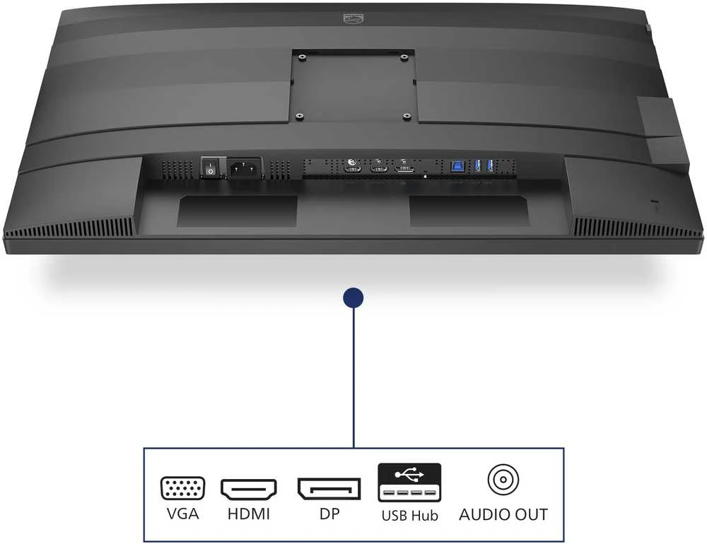 „PHILIPS 27B2G5200/00“ – 27 colių FHD LED 16:9 IPS 75Hz D-SUB HDMI 1.4 DP 1.2 monitorius