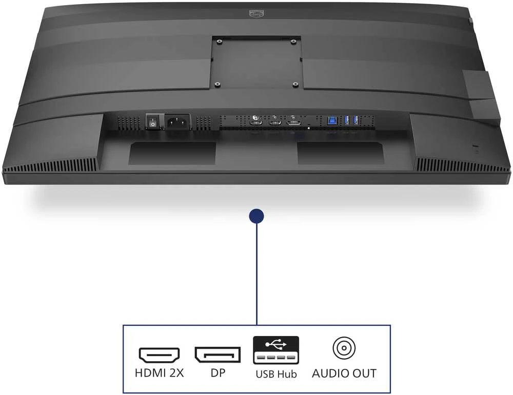 „PHILIPS 27B2G5500/00“ – 27 colių QHD LED 16:9 IPS 75Hz 2xHDMI 1.4 DP 1.2 monitorius