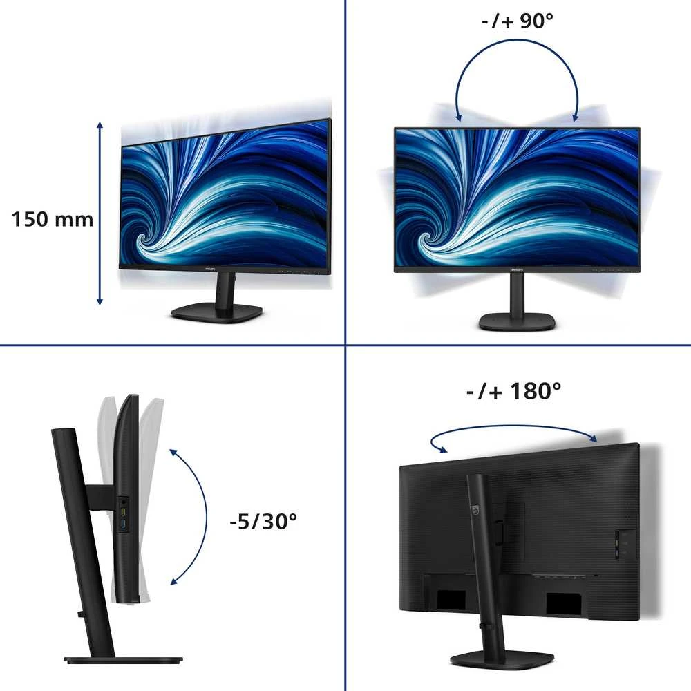Monitorius Philips 27B2U3601 - 120Hz | QHD | IPS | 27"