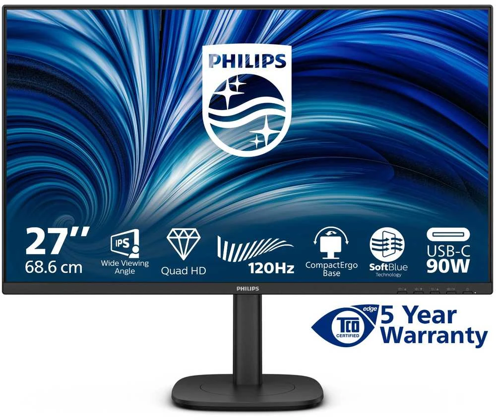 Monitorius Philips 27B2U3601 - 120Hz | QHD | IPS | 27"