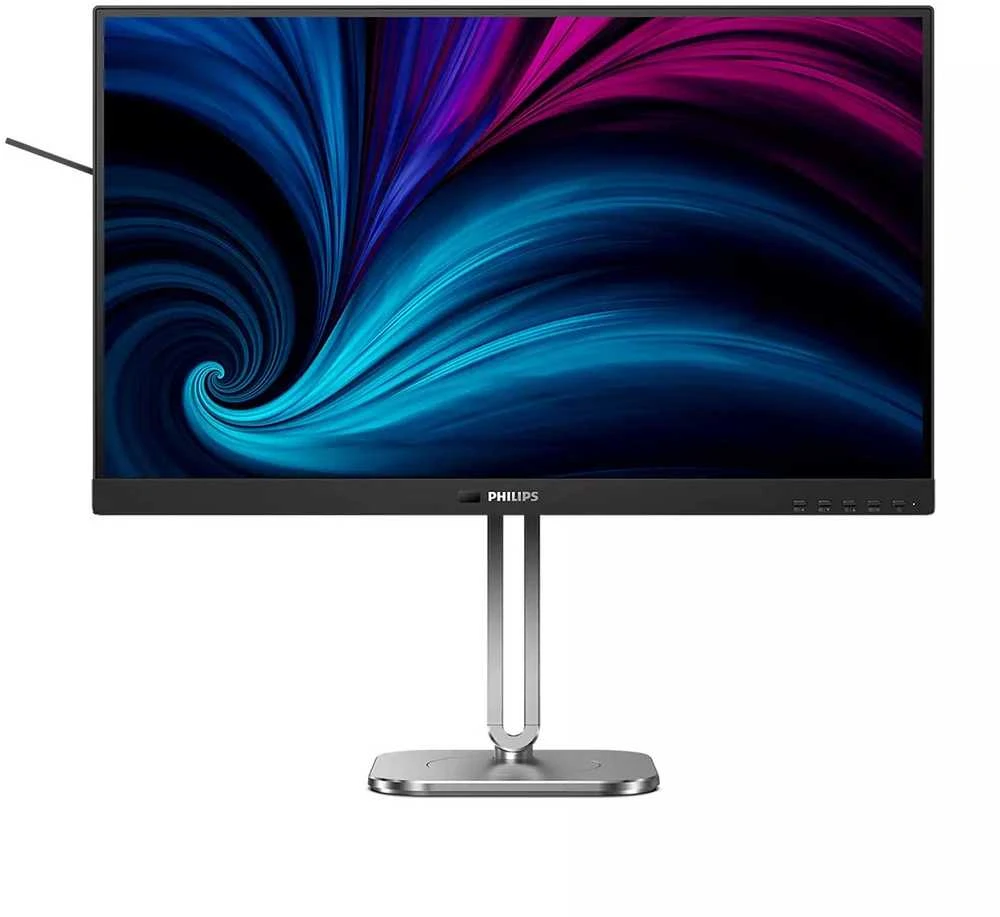 Monitorius „Mmd Monitors“ ekranai „PHILIPS 27B2U4601/00“, 27 colių, IPS, QHD, 120 Hz, 350 cd/m2, 4 ms, HDMI 2.0, DP, USB-C, 3.2, šakotuvas, USB „Pivot“ garsiakalbiai