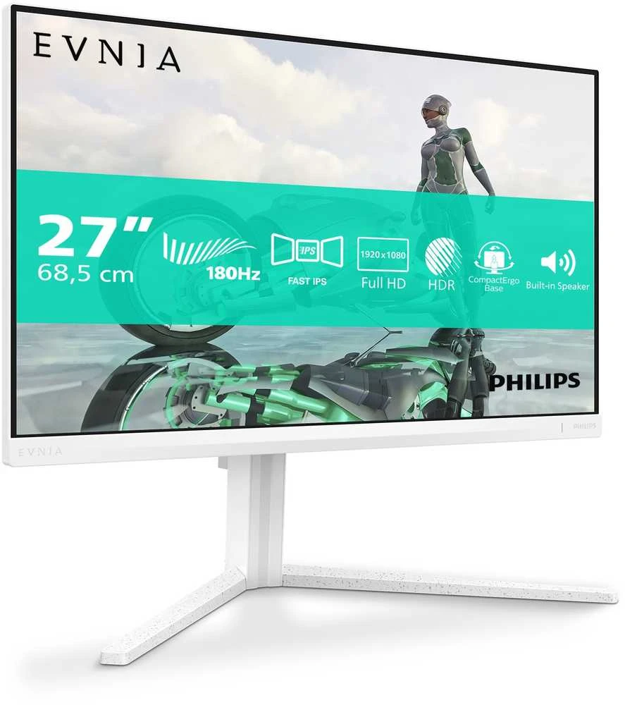 Monitorius „Mmd Monitors“ ekranai „PHILIPS 27M2N3201A“, 27 colių, „FreeSync“, 1920x1080, 0,5 ms, 2xHDMI DP