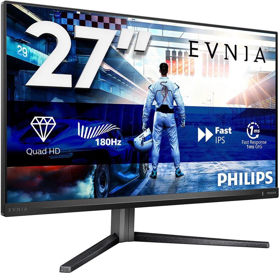 Monitorius Philips Evnia 27M2N5500/00, 27", IPS, 2560 x 1440, 180 Hz, 350 cd/m²