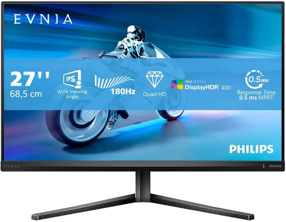Monitorius Philips Evnia 27M2N5500/00, 27", IPS, 2560 x 1440, 180 Hz, 350 cd/m²