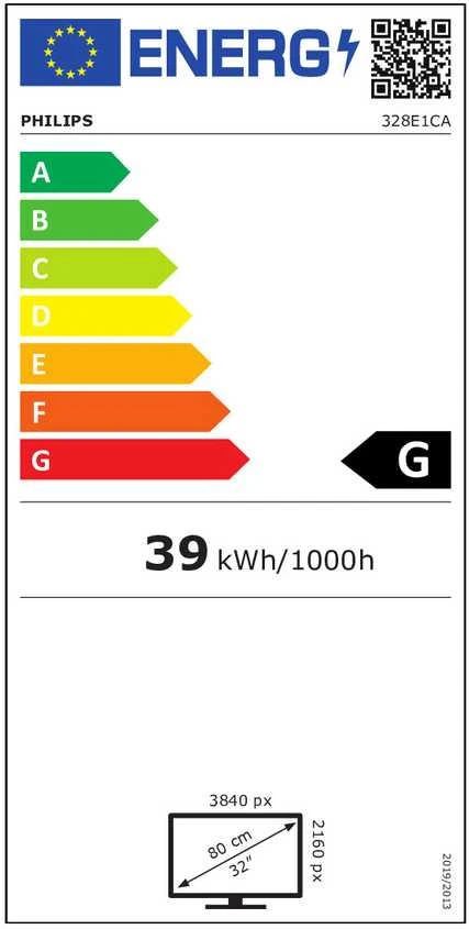 PHILIPS Lenktas LCD monitorius su „Ultra Wide-Color“ / 328E1CA/00 /  31,5 col. / 4K UHD / VA / HDMI/DP / garsiakalbiai