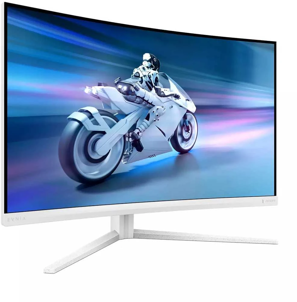 Monitorius „Mmd Monitors“ ekranai „PHILIPS“ 31,5 colio 2560x1440 VA lenktas 1500R 130 mm „EVNIA 5000 Ambiglow“ lenktas QHD 2K 180Hz greitas VA 1 ms GtG HDR10