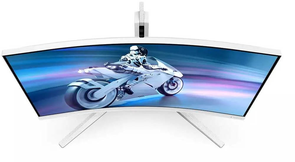 Monitorius „Mmd Monitors“ ekranai „PHILIPS“ 31,5 colio 2560x1440 VA lenktas 1500R 130 mm „EVNIA 5000 Ambiglow“ lenktas QHD 2K 180Hz greitas VA 1 ms GtG HDR10
