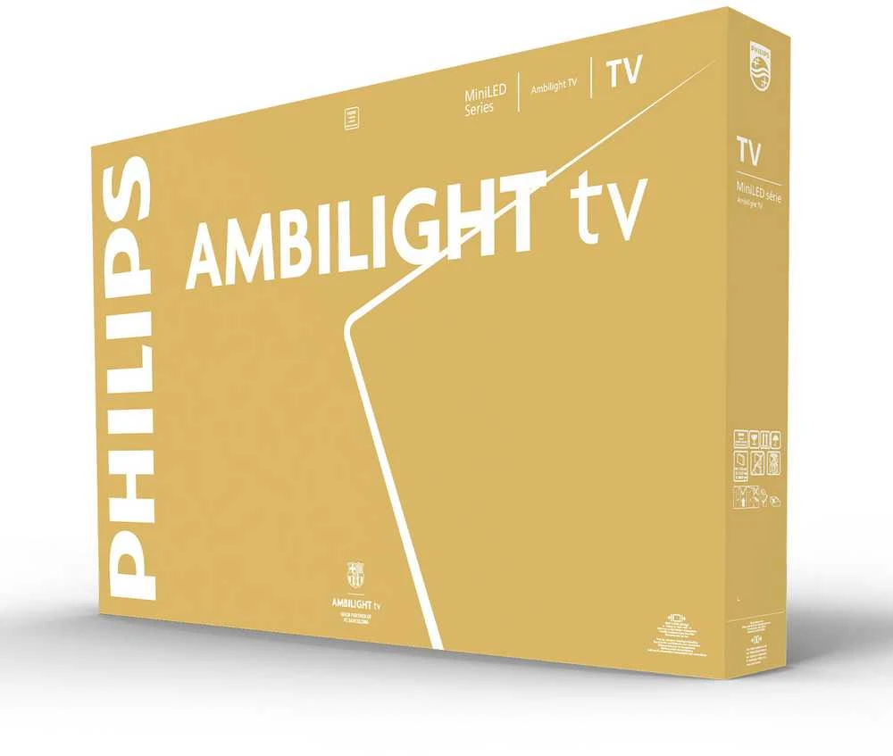 Televizorius Philips 4K Ambilight 85MLED910/12 |QD MiniLED | TITAN OS | 144 Hz