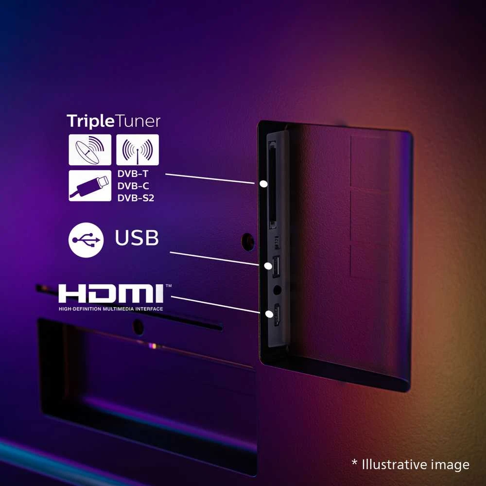 „Philips 85 PUS8500“ – 4K QLED „Ambilight“ televizorius