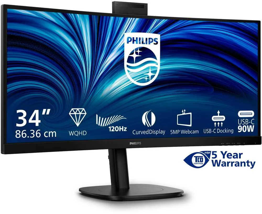Monitorius „Philips 34B2U3600CH/00“ – 60 Hz | UWQHD | VA | 34 colių | 4 ms | HDR10
