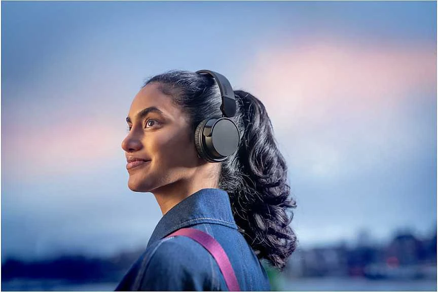 Belaidės ausinės Philips TAH4209BK/00, Juodos
