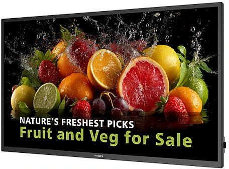 Monitorius PHILIPS 55" UHD 24/7 600 NITS ANDROID SOC WIFI