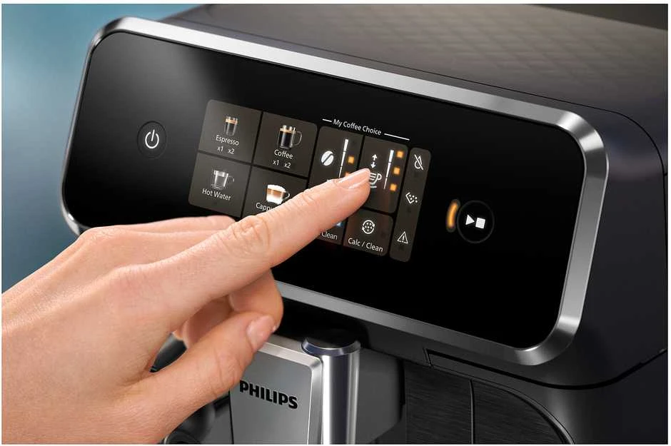 Philips | Espresso | EP2334/10 | Slėgis 15 bar | Su pieno plakikliu | Pilnai Automatinis | 1500 W | Juodas