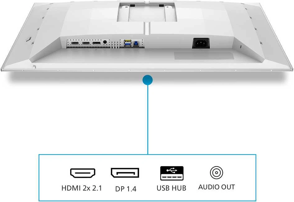 Monitorius Philips | 27M2N6501L/00 | 27 " | QD-OLED | 16:9 | 240 Hz | 0.03 ms | 2560 x 1440 pikselių | 400 cd/m² | HDMI jungtys quantity 2 | Baltas