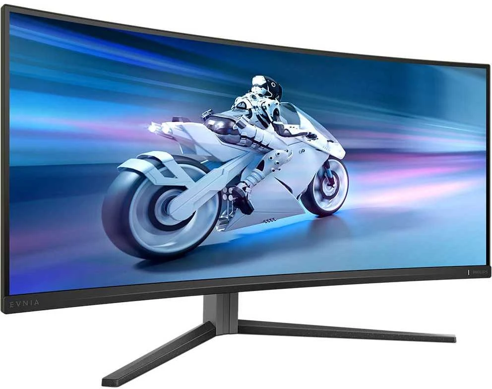 Monitorius Philips Evnia Curved Gaming Monitor, OLED 3440x1440, Juodas/Pilkas 34M2C6500/00