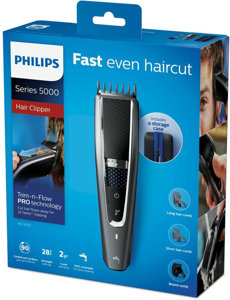Plaukų kirpimo mašinėlė Philips HC5650/15