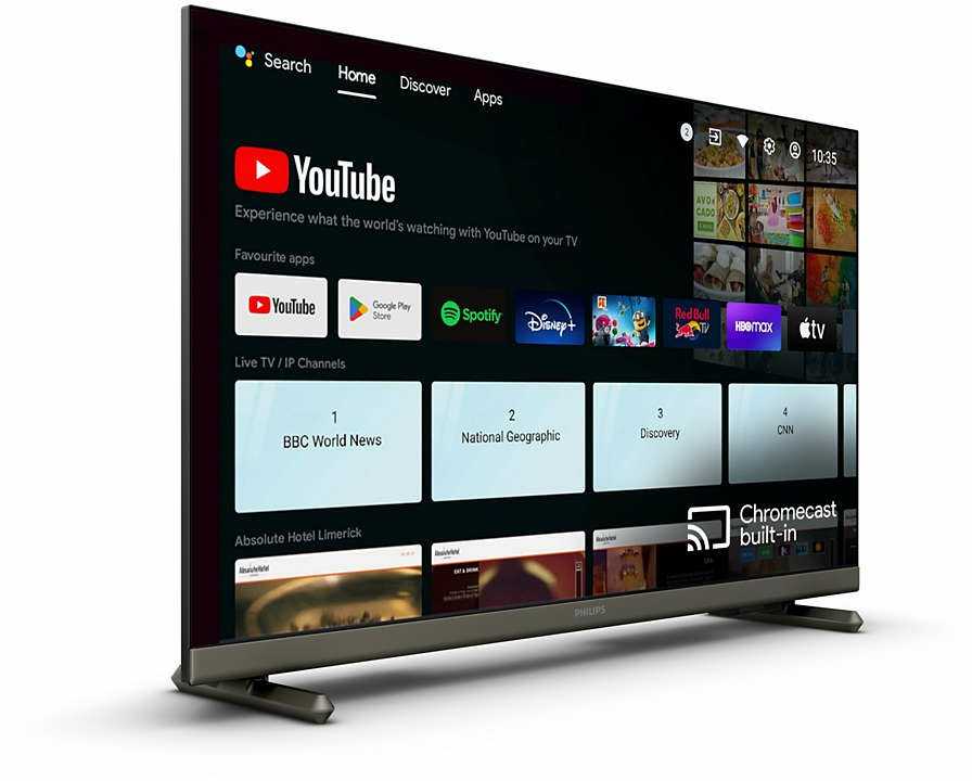 „Philips 32HFL4518/12“ LED televizorius su 32 colių HD televizoriumi ir „Android“ ryšiu