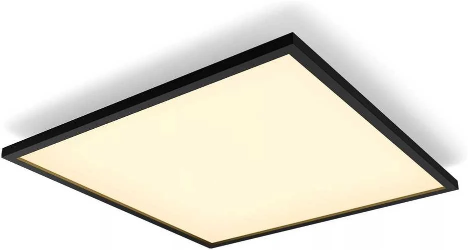Lubinis šviestuvas Lampa sufitowa Philips Hue Aurelle panelowa lampa SQ XL juodas