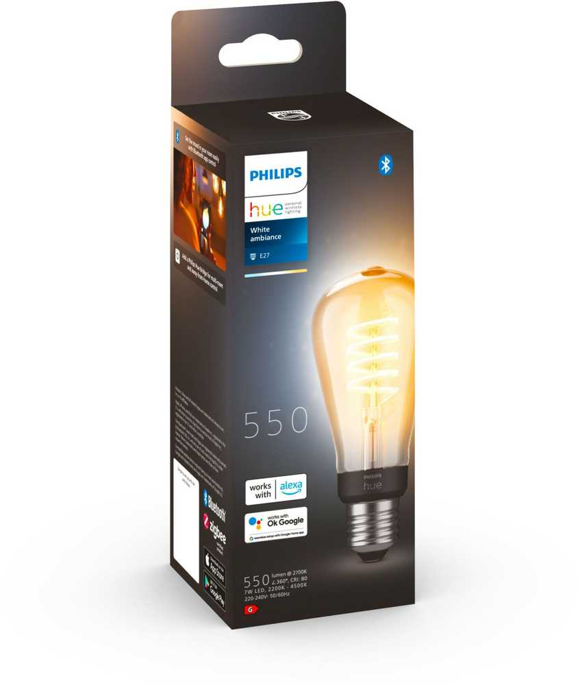 Philips Hue E27 WA 7W Fil ST64