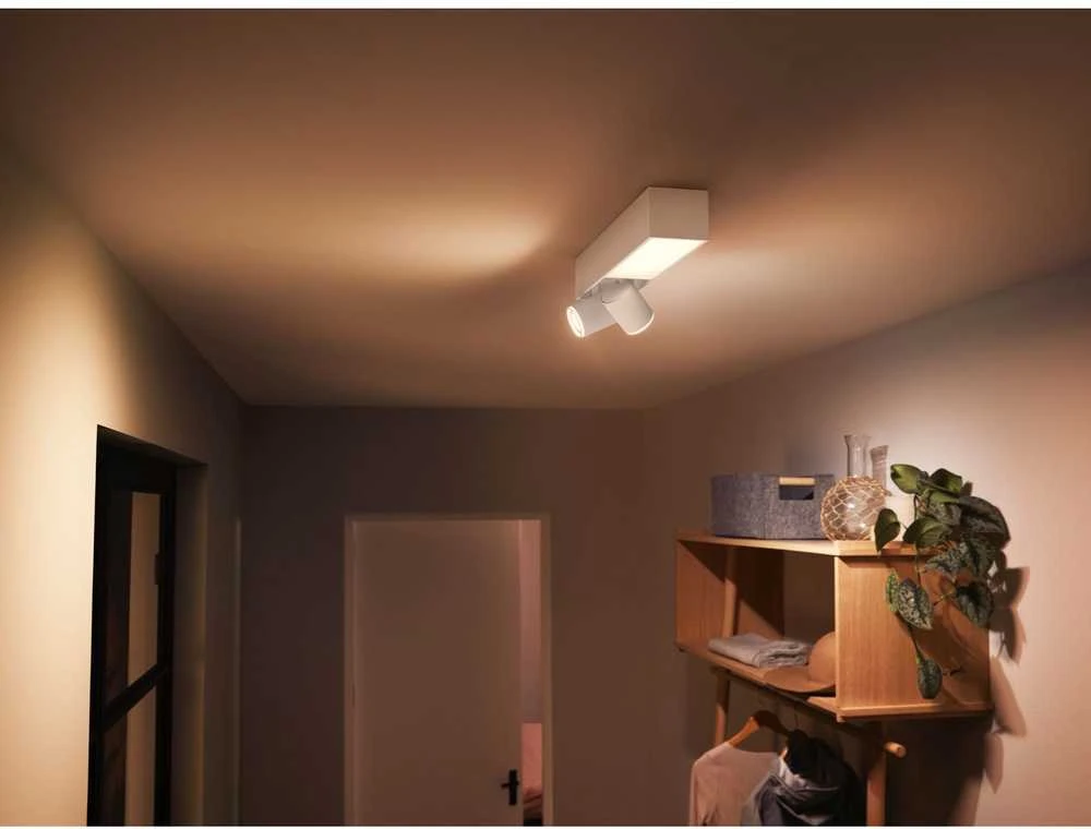 Nezatříděno Philips Hue Baltas & Color Ambiance Centris lubinis šviestuvas baltas • 2 taškų